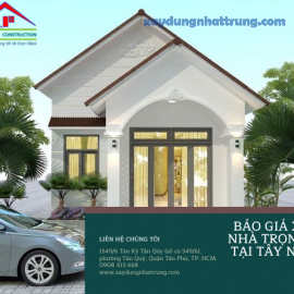 Báo giá xây nhà trọn gói tại Tây Ninh