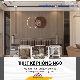 Thiết kế phòng ngủ master mới nhất 2023 - Xây nhà uy tín tại quận Tân Phú