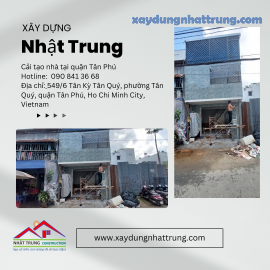 Cải tạo sửa chữa nhà uy tín tại quận Tân Phú