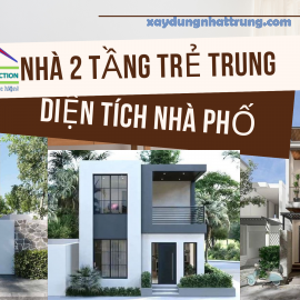 Xây nhà 2 tầng trọn gói chi phí giá bình dân