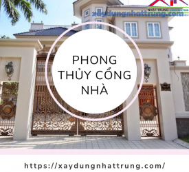 Phong thủy cổng nhà và cách bố trí cổng nhà đón nhiều tài lộc